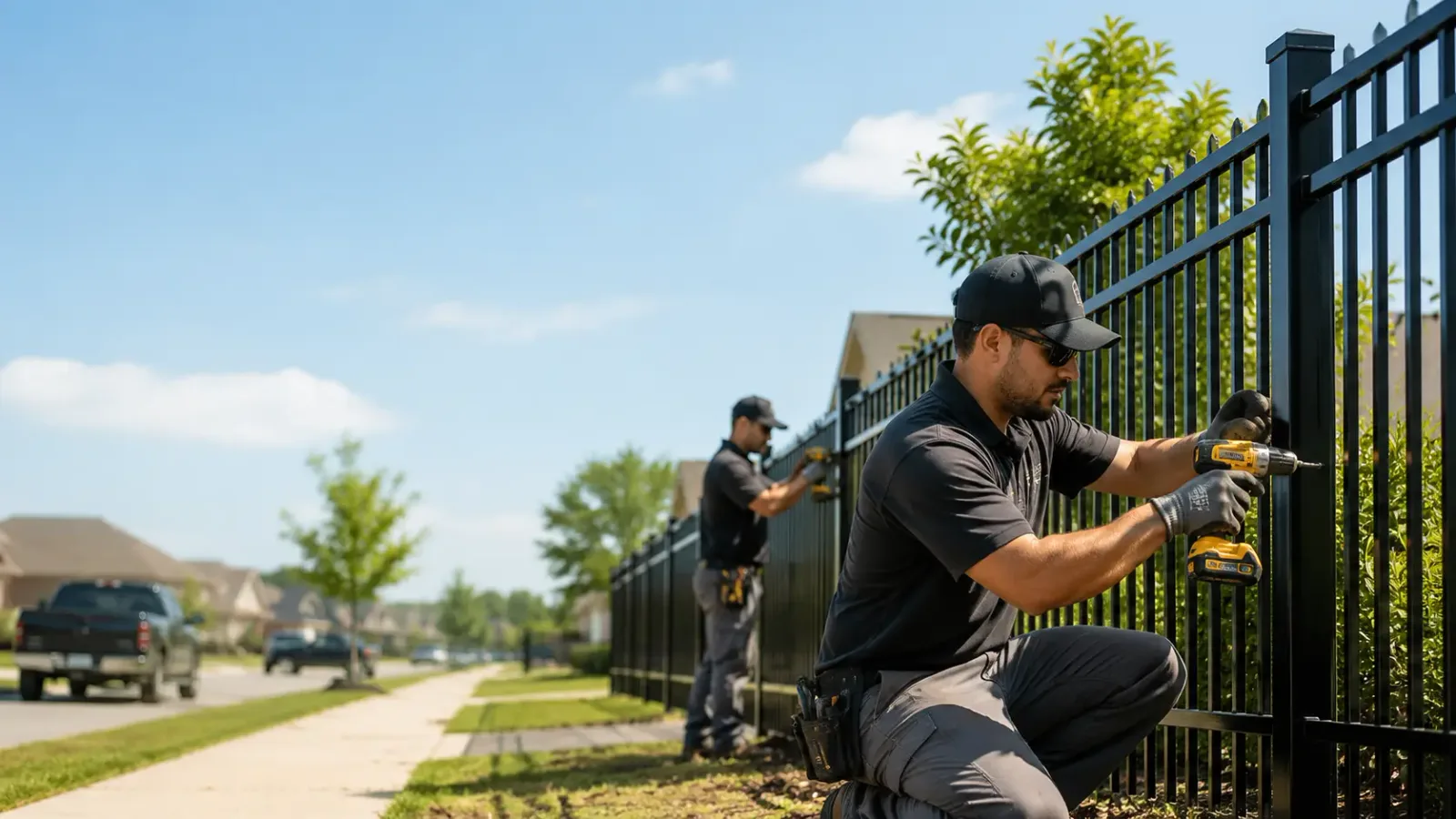 Metal Fence Installation in Rosedale, LA